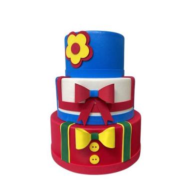 Imagem de Bolo fake patati e patata 3 andares - Catavento