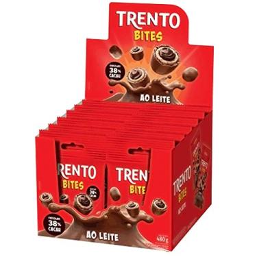 Imagem de PEC WAFER TRENTO BITES AO LEITE 12X40G