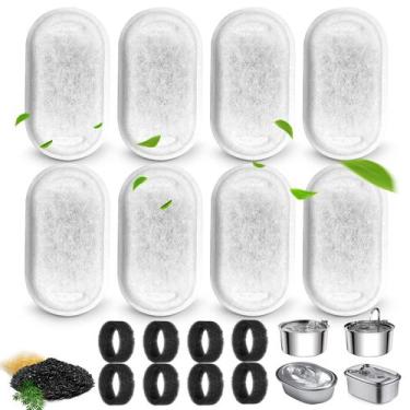 Imagem de Filtros de fonte de água Cat para aço inoxidável de 3,2 L e 2 L - Peti