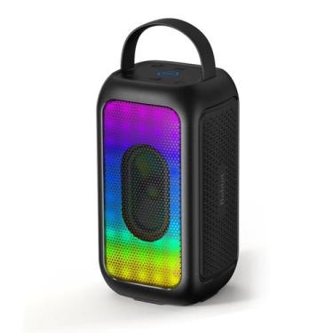 Imagem de Alto-falante Bluetooth portátil Bobtot 40W com microfone preto