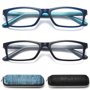 Imagem de Óculos de leitura AooG Blue Light Blocking 1.25, pacote com 2 - RaoOG
