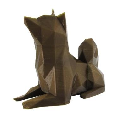 Imagem de Shiba Inu 10 Cm De Altura, Decoração, Cachorro, Miniatura - Toque 3D, 