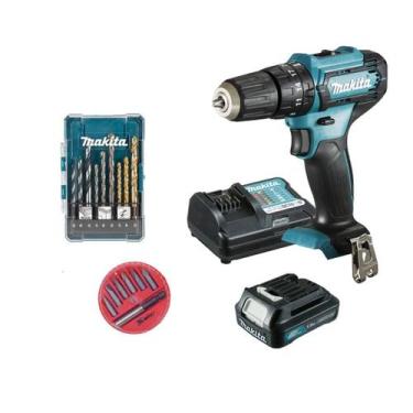 Imagem de Parafusadeira Furad 12V Hp333Dwyx3 Impact Makita + Kit Broca
