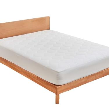 Imagem de Kingnex Colchão Queen curto para trailer, 60 x 75 cm, respirável, acolchoado, macio, almofada de colchão