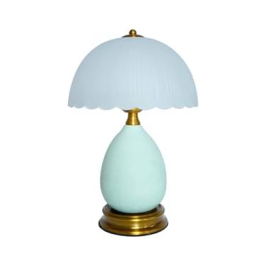 Imagem de Abajur de cabeceira Abajur de mesa retrô imitação rachadura, abajur cabeceira para quarto, estudo, luz noturna