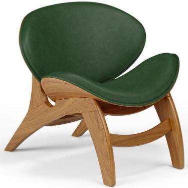 Imagem de Poltrona Decorativa Orgânica Sala Living Kadosh L02 material sintético