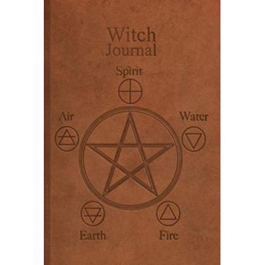 Imagem de Witch Journal: Wicca Gift, Lined Notebook 200 Pages 6 x 9 (Brown Leather No.1)