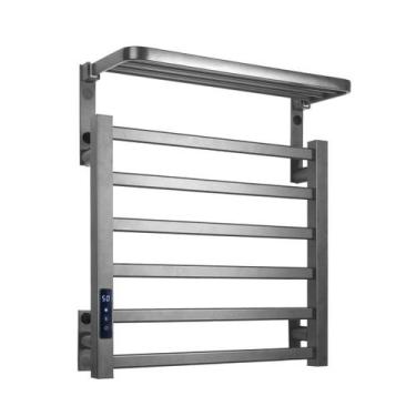 Imagem de Toalheiro Elétrico Térmico Aquecido 45X 50 - Cinza - 110V - Fino Inox