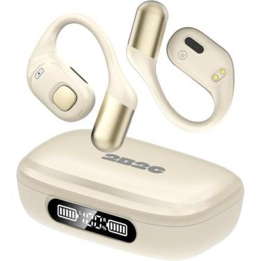 Imagem de Fones de ouvido Open Ear 2B2C Bluetooth 5.3 sem fio com microfone 80H 