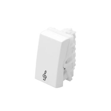 Imagem de Módulo Pulsador para Campainha Fame Modulare / Evidence / Blanc+ 16A Branco