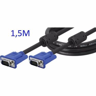 Imagem de Cabo Vga Db15 M Para Vga Db15 M 1,5 Metro Filtro 018-1515