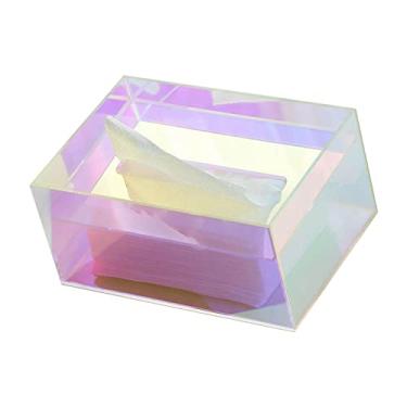 Imagem de Acouto Suporte de Tecido Acrílico Suporte de Tecido Armazenamento Acrílico Guardanapo de Grande Capacidade Banheiro Sala de Estar Dispensador de Transparente Casa e Cozinha/Banheiro/Acessórios