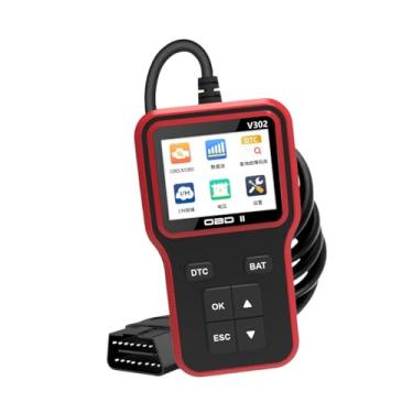 Imagem de FJMQHU Ferramenta de Diagnóstico Do Scanner OBD2, Testador de Bateria Profissional Prático de Alto Desempenho, Leitor de Código de Veículo para Verificação D