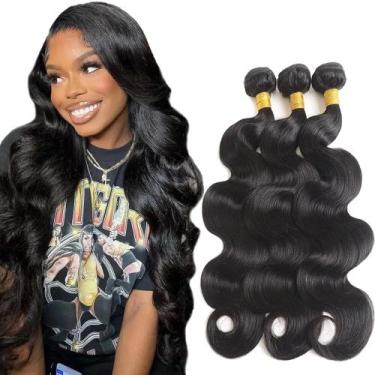Imagem de Pacotes de cabelo YOUNGHANN Brazilian Body Wave 3 pacotes 300g