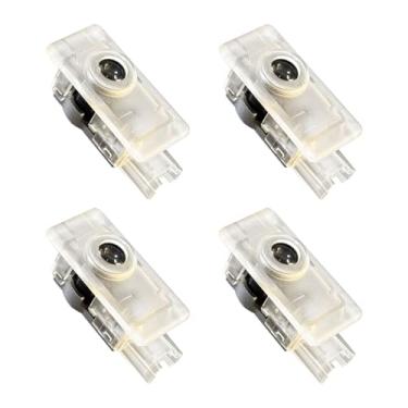 Imagem de Lzmytsdklo 4 peças de luzes de projeção de porta, luzes de boas-vindas, luzes fantasmas, luzes de poça, compatível com 1/2/3 (G20)/4/8/X1/X3/X4/X5(G05)/X7/M4/M8/Z4/I3