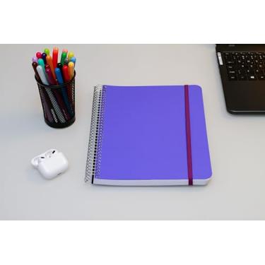 Imagem de Confetti Caderno Escolar Universitario 160Fls Neon Lilás