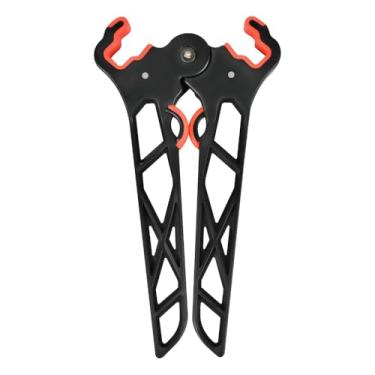 Imagem de DONGKER Suporte de arco de tiro com arco, suporte de arco composto dobrável de silicone para caça ao ar livre e tiro