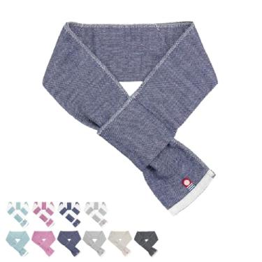 Imagem de Milieu Toalha de resfriamento Imabari com inserções de gel macio incluídas 2 bolsas de gelo de gel reutilizáveis W6713-10 (azul marinho)