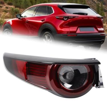 Imagem de Duolctrams Conjunto de lâmpada traseira de luz traseira externa compatível com Mazda CX30 S/Select/Preferred/Carbon Edition lado esquerdo do motorista DGH951160B MA2804137D
