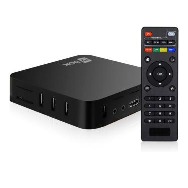 Imagem de Box TV Smart Streaming Android Preto 4K HDTV Aplicativos
