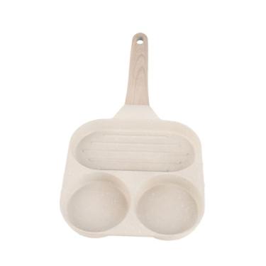 Imagem de Frigideira 3 em 1 para café da manhã, antiaderente, liga de alumínio, economia de trabalho, panqueca para ovo e bacon (Tipo Universal)