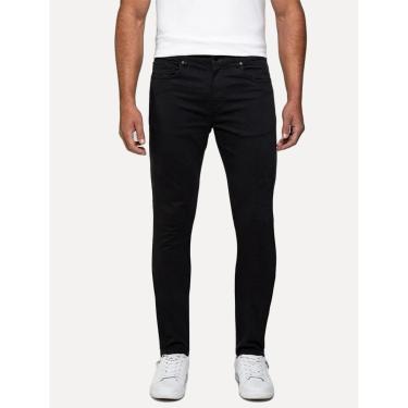 Imagem de Calça Guess Masculina Slim Sarja 5 Pockets Preta-Masculino