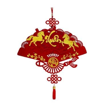 Imagem de Fenteer Decoração de Ano Vietnamita, Decoração de Festival da Primavera, Placa Decorativa Reutilizável para Pendurar na Entrada, Porta da Frente, Quarto, Style F