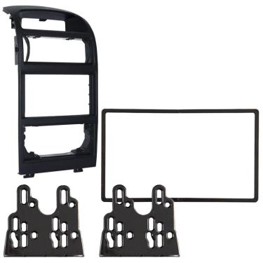 Imagem de Moldura 2 Din Astra Ar Digital 1999 à 2012 Preta Painel Mp5 Som Central Dvd Novum Ap-Epx192