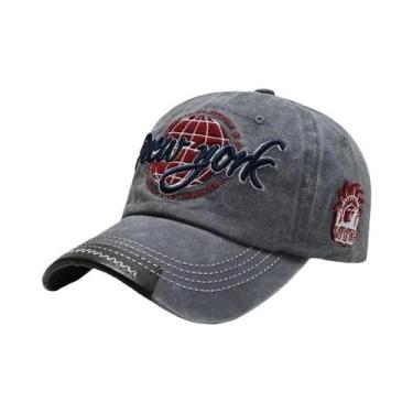 Imagem de Boné De Beisebol De Algodão Desgastado Estilo Coreano Protetor Solar C