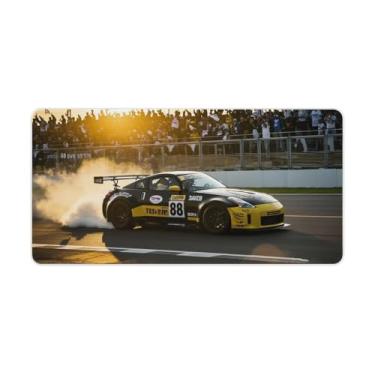 Imagem de HouLaiZhe Drift Sports Car 350z JDM Gaming Mouse Pads JDM Car Desk Pads Grandes Mousepads para Teclado Desktop Tapete de Computador 30 x 60 cm
