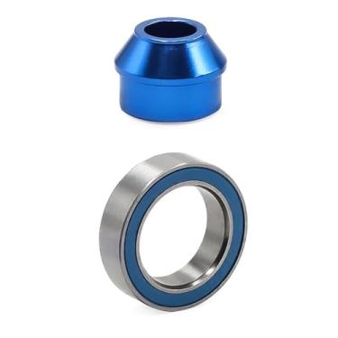 Imagem de ZEZEFUFU 1 conjunto de adaptador de rolamento para Traxxas Slash 4X4 6893X, adaptador de dispositivo de fricção central de rolamento