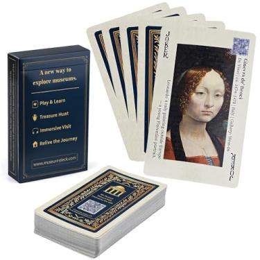 Imagem de merryhome Museum Deck – 54 Iconic Artworks Inspired by The NGA, Educational Playing Cards with QR Audio Guides, Fun Family Deck & Unique Gift for Art Lovers & Travelers