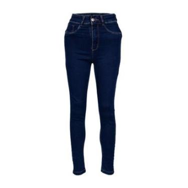 Imagem de Calça Jeans Feminina Sawary Plush Up Azul Escuro-Feminino