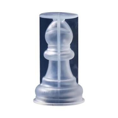 Imagem de Molde De Silicone Para Tabuleiro De Xadrez 3D Para Artesanato DIY E Jo