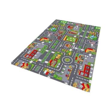 Imagem de Tapete De Brincar Com Tema De Trânsito Para Meninos E Meninas, Tapete 