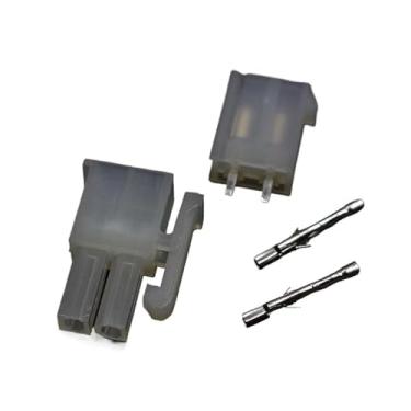 Imagem de 5 conjuntos 5557 5569 2P kit conector elétrico terminal de fiação 4,2 mm 2x1P conector reto