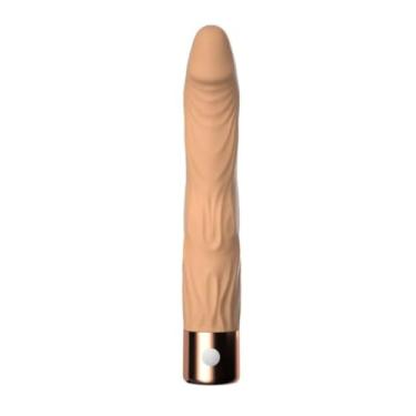 Imagem de Pênis Realístico 10 Modos De Vibração 20,5 X 3,8Cm Brinquedo Sexual Dildo Recarregável PE234
