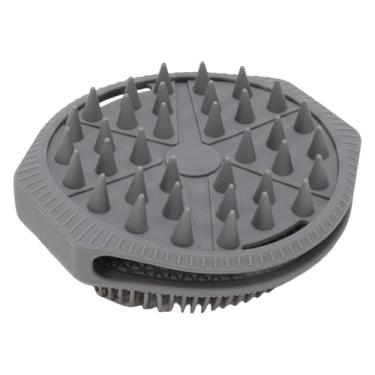 Imagem de ZJchao Escova de Banho de Silicone Dupla Face Purificador do Corpo de Silicone Escova Esfoliante para Chuveiro Limpeza Profunda Suave na Pele para Casa Ginásio Viagens (GRAY)