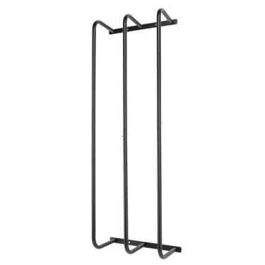 Imagem de Generic Suporte de Toalha de Banho Montado na Parede de Ferro de Três Tubos, Toalheiro Enrolado, Suporte de Toalha de Banheiro Com Design Multifuncional, Ideal para Banheiro (Preto)