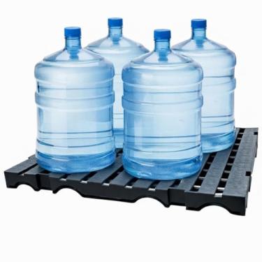 Imagem de Piso Modular Vazado Antiderrapante, Polipropileno, Sistema de Encaixe, para Lavanderias, Banheiros, Áreas Externas, Academias, Ambientes Industriais