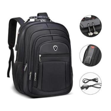 Imagem de Mochila Feminina Masculina Escolar Notebook Grande Executiva-Unissex