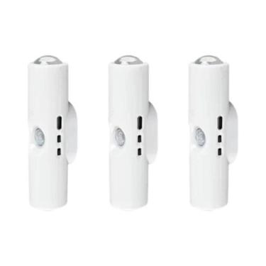 Imagem de Luminária De Armário De Duas Cabeças Tricolor Com Sensor De Movimento,