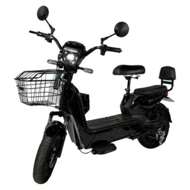 Imagem de Scooter Elétrica Bike 7 Aro 10 Elemovi 500W Freio a Tambor, Preto, Biv