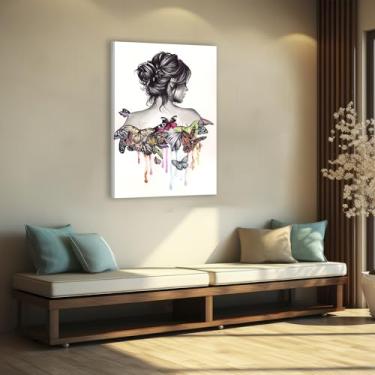 Imagem de Quadro Decorativo 60x90 Tela Canvas Premium Sem Moldura Pronto para Pendurar – Impressão Látex HP – Quadro Parede Sala Quarto Escritório Presente Decoração Moderna Eco Decor -76016TELA5862U