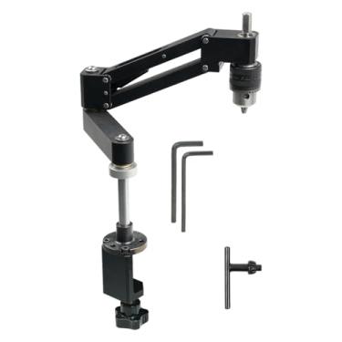 Imagem de Whtkoph Suporte Vertical para Máquina de Corte de Roscas, Ideal para Projetos de Bricolagem de Precisão. Máquina de Corte de Roscas Portátil, com Pinça de Bra