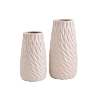 Imagem de Vaso moderno minimalista para floricultura, vasos de cerâmica armazenáveis em água, utensílios de flores, decoração de casa, vasos de flores (M: 12,5 x 25 cm)