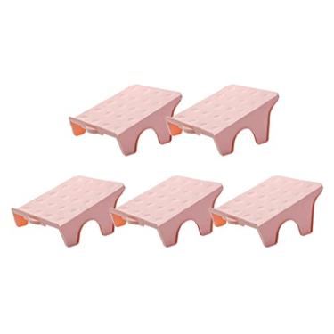 Imagem de HHHJQFAAT Empilhador de sapatos 5 pçs/8 peças/14 peças rack de armazenamento ajustável suporte de sapato de camada dupla quarto economia de espaço dormitório casa artefato armazenamento sapato