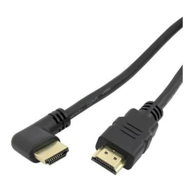 Imagem de Cabo Hdmi 2 Metros 4K 60Hz 30Awg Pino 90 Graus - Mxt