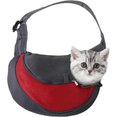 Imagem de Bolsa Transporte Pet Canguru Cachorro Gato Caes Animais Estimaçao Pass