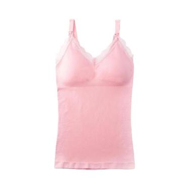 Imagem de Sutiã De Amamentação De Tamanho Grande Com Botão Frontal, Sem Costura,